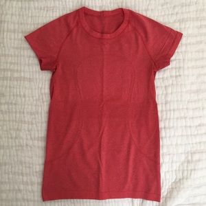 Swiftly Red Lululemon Shirt